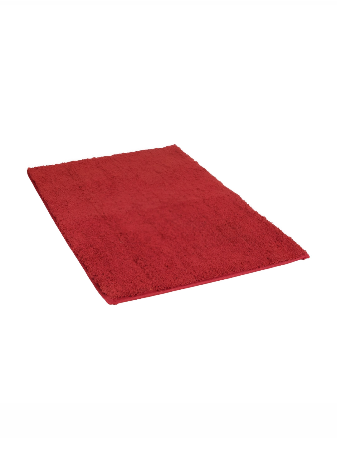 Aura Maroon 2 Pieces Microfiber Anti-Slip Bath Rugs