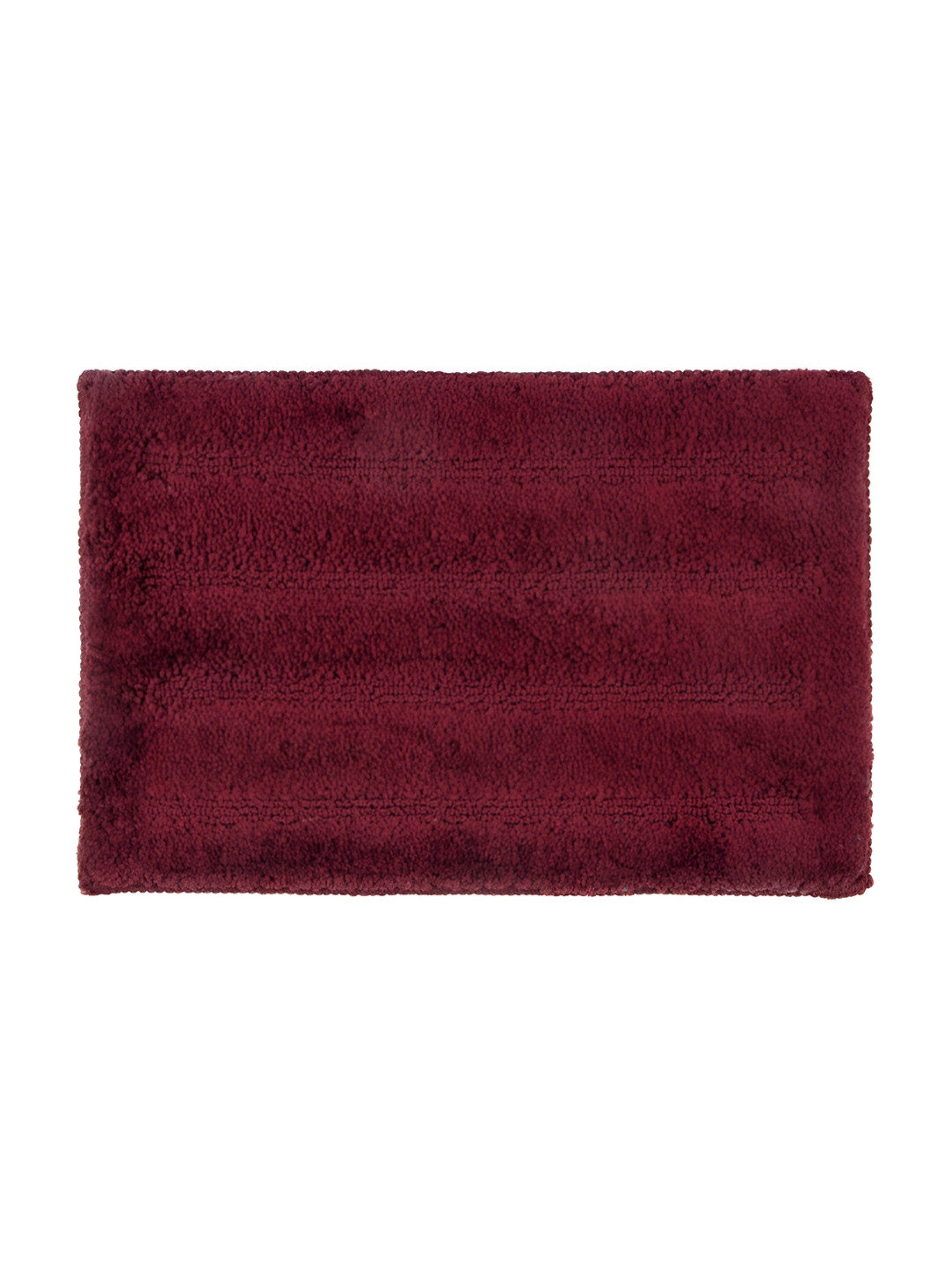 Aura Maroon Heavy Duty Entrance Cotton Anti Slip Doormat