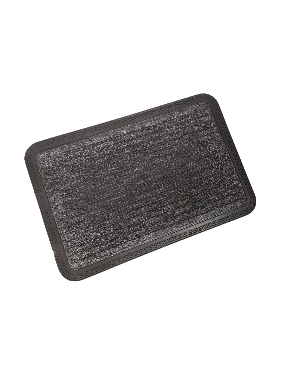 Aura Grey Anti-Skid Water Absorbent Rubber Back Doormat