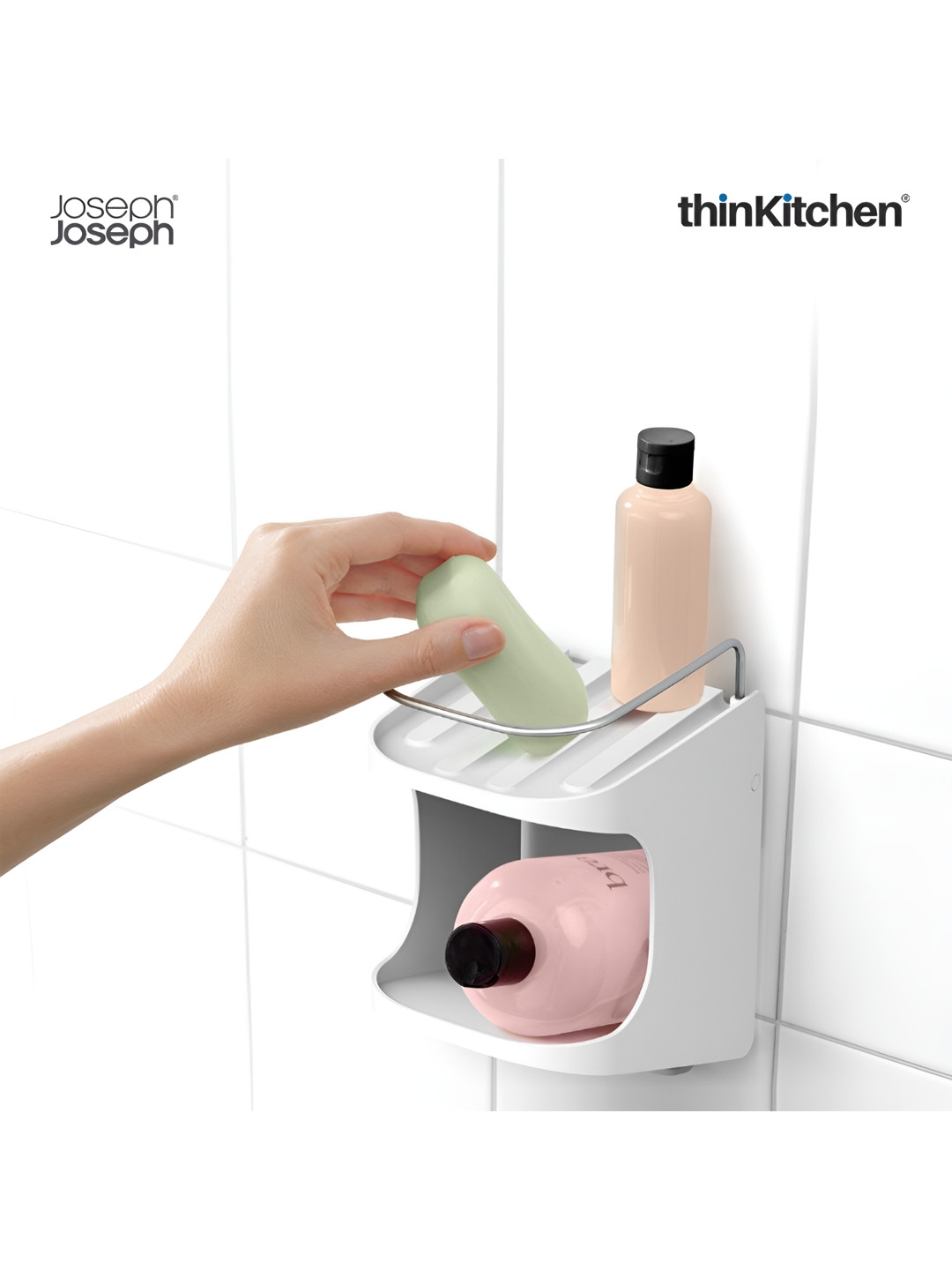 Joseph Joseph White Set of 1 Reusable Shelf Liner Organisers