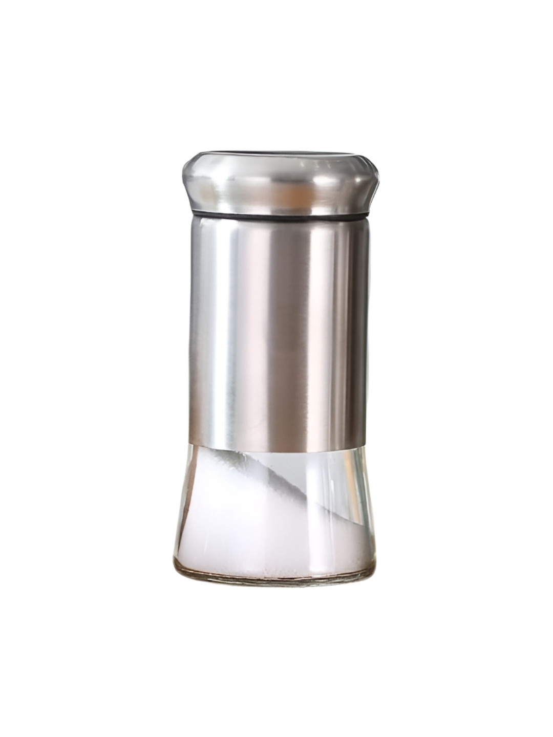 UniKart Steel Glass Dishwasher Safe Salt and Pepper Shakers