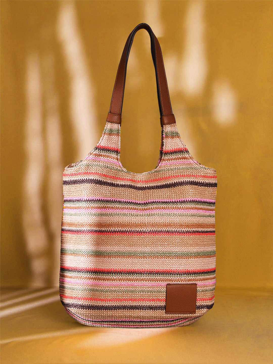 Accessorize Textured Structured Shoulder Bag