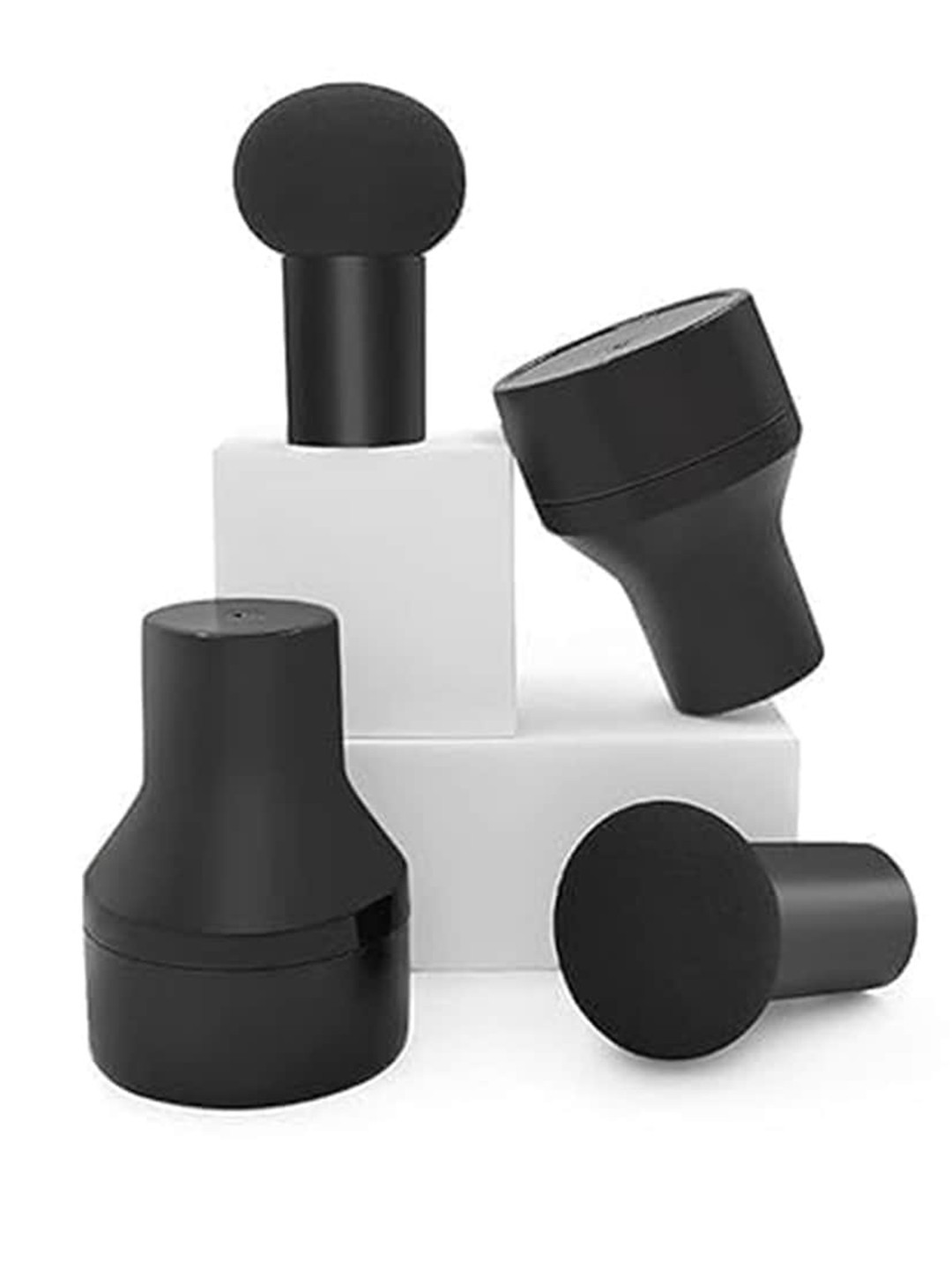 Facejewel Set of 5 Mushroom Make Up Puff - Black