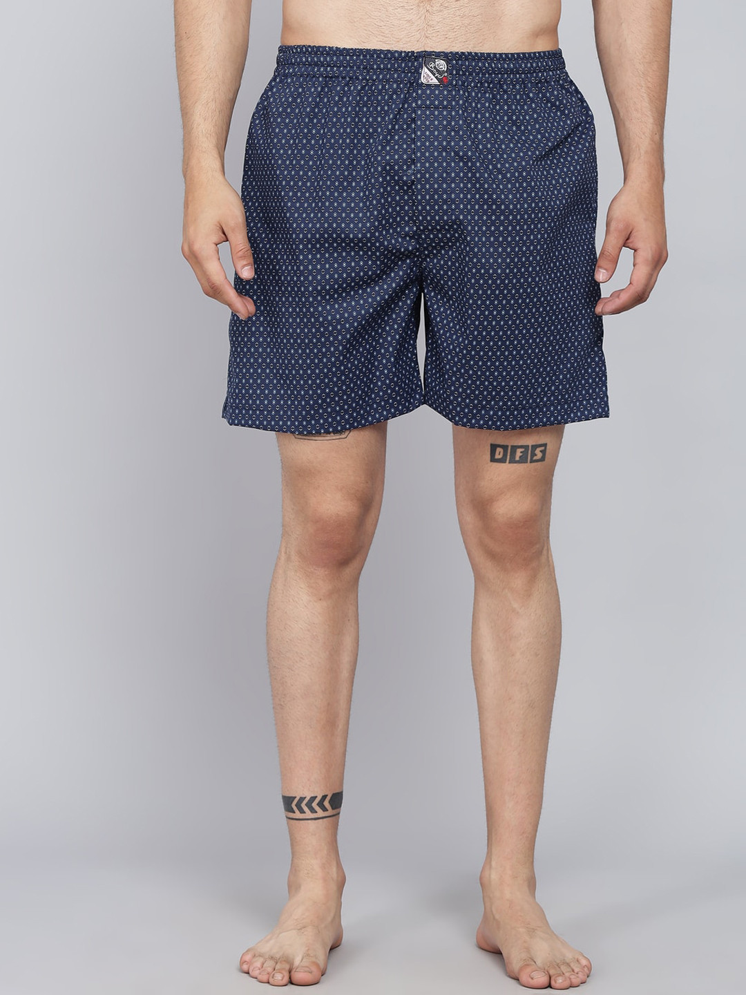 SEPHANI Printed Cotton Boxer BX-BL-DOT-1601-M