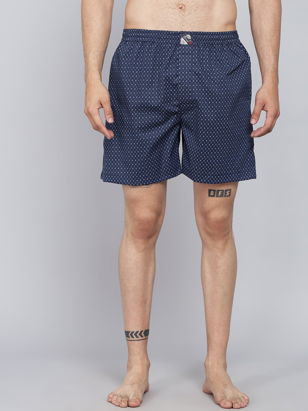 SEPHANI Printed Cotton Boxer BX-BL-ARW-M