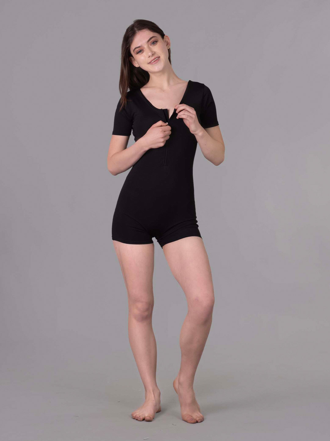 Keepfit UPF 40+ and n9 Antibacterial Padded Short Sleeve Legsuit