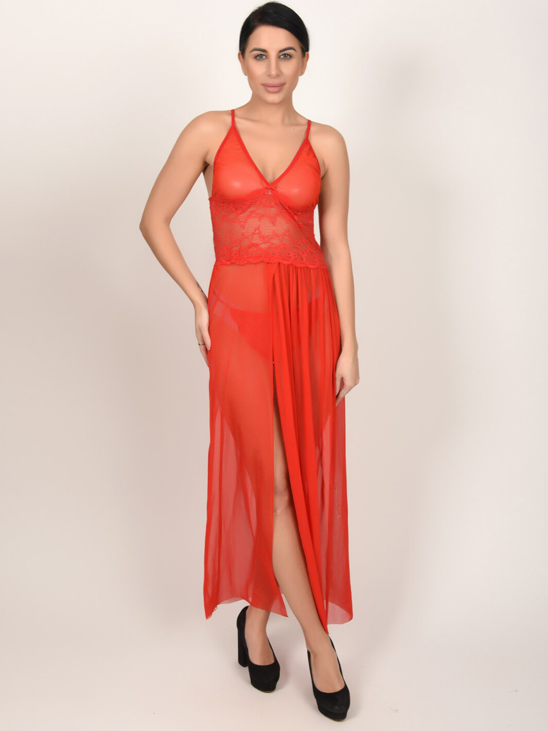 Xivir Women Flared Knitted Baby Doll