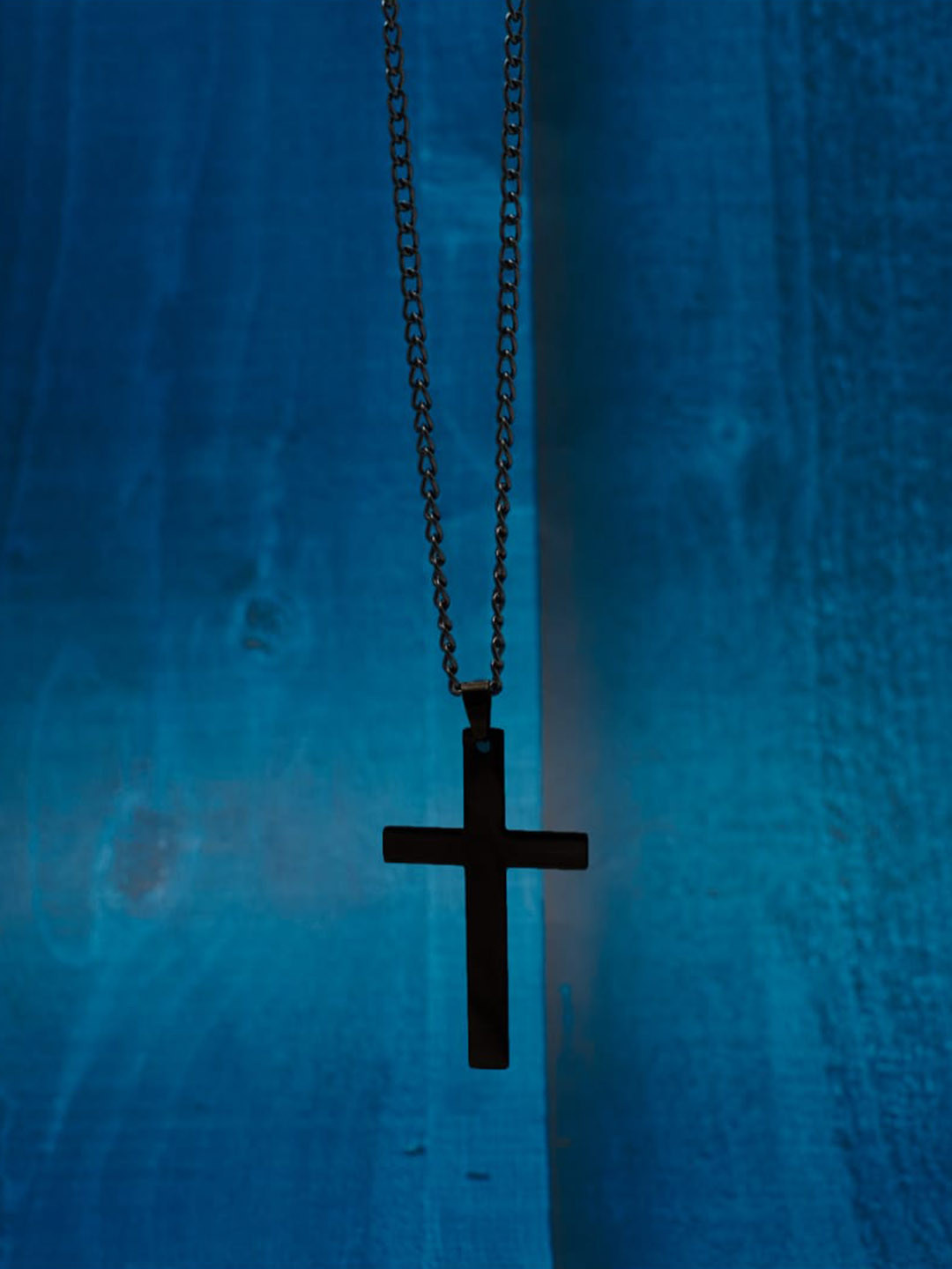 SALTY Men Christ'S Crucifix Chain with Pendant