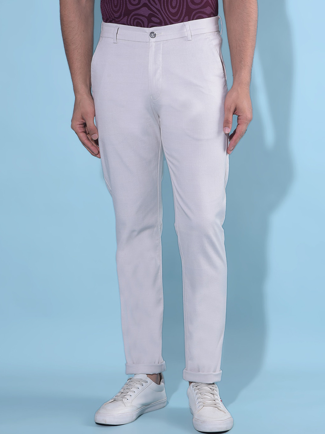 Crimsoune Club Men Smart Slim Fit Trouser