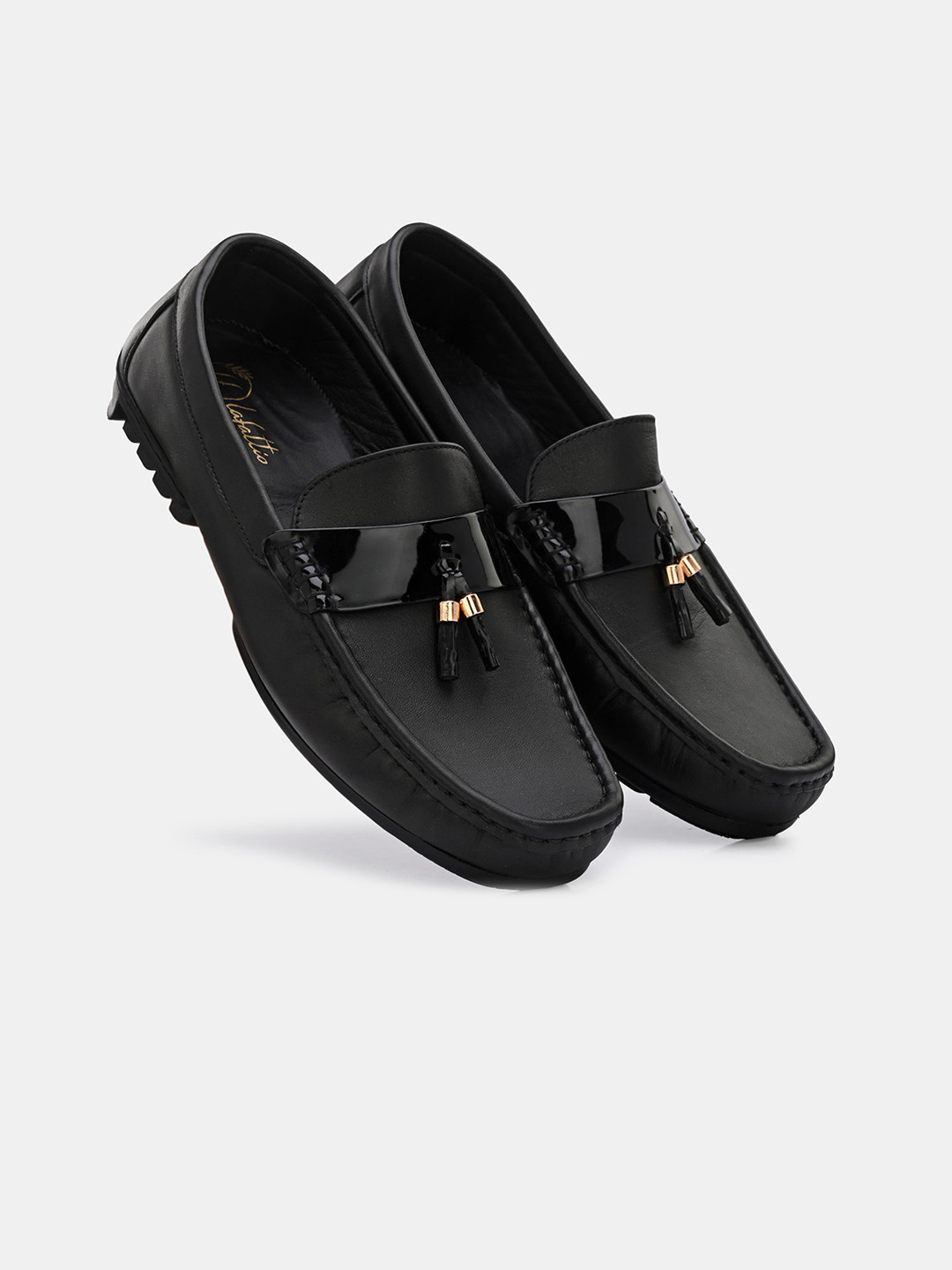 Lafattio Men Tasselled Leather Formal Loafers