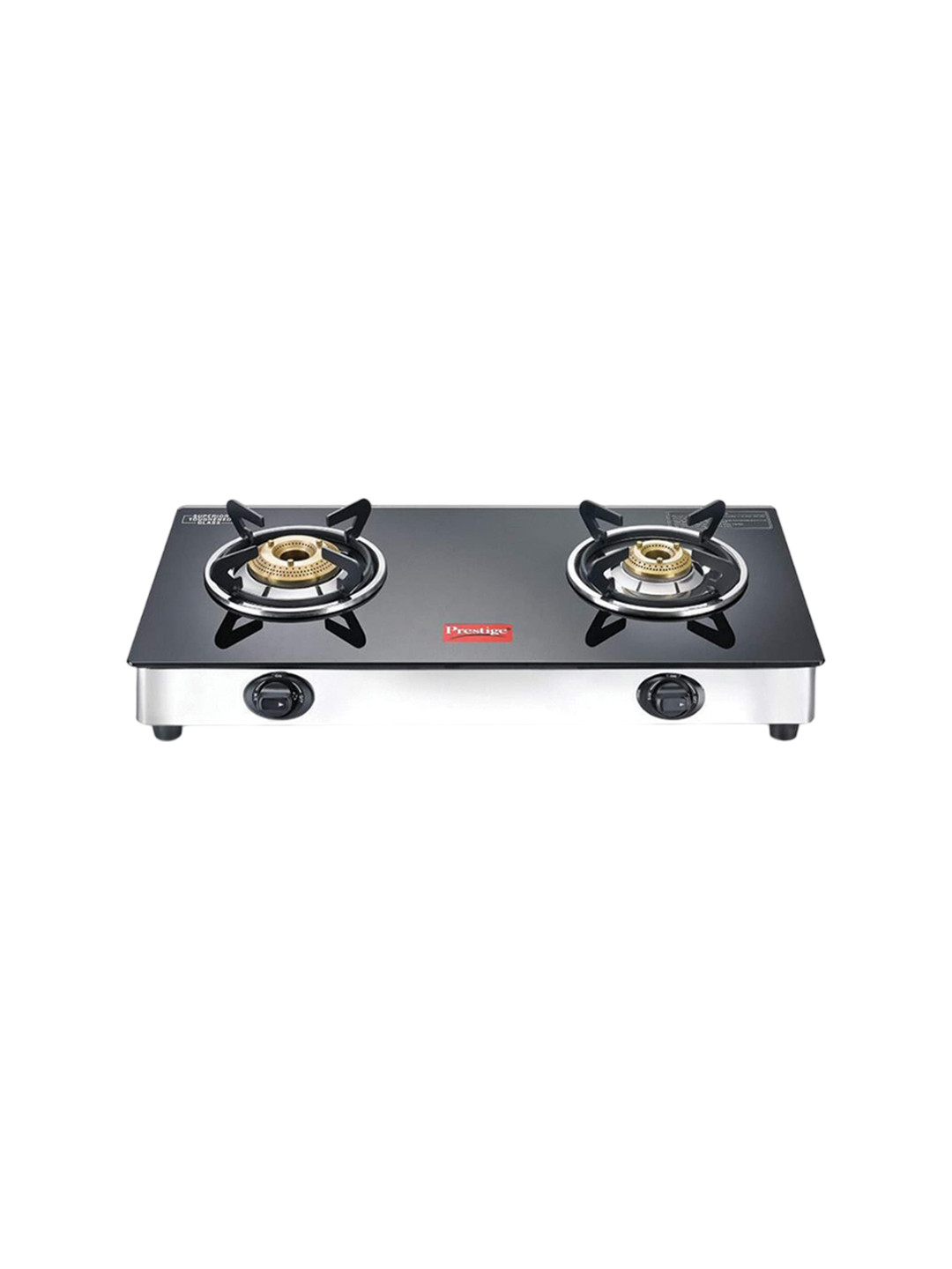 Prestige Black Marvel Plus Gtm 02 Ss Manual Stainless Steel 2 Burners Gas Stove