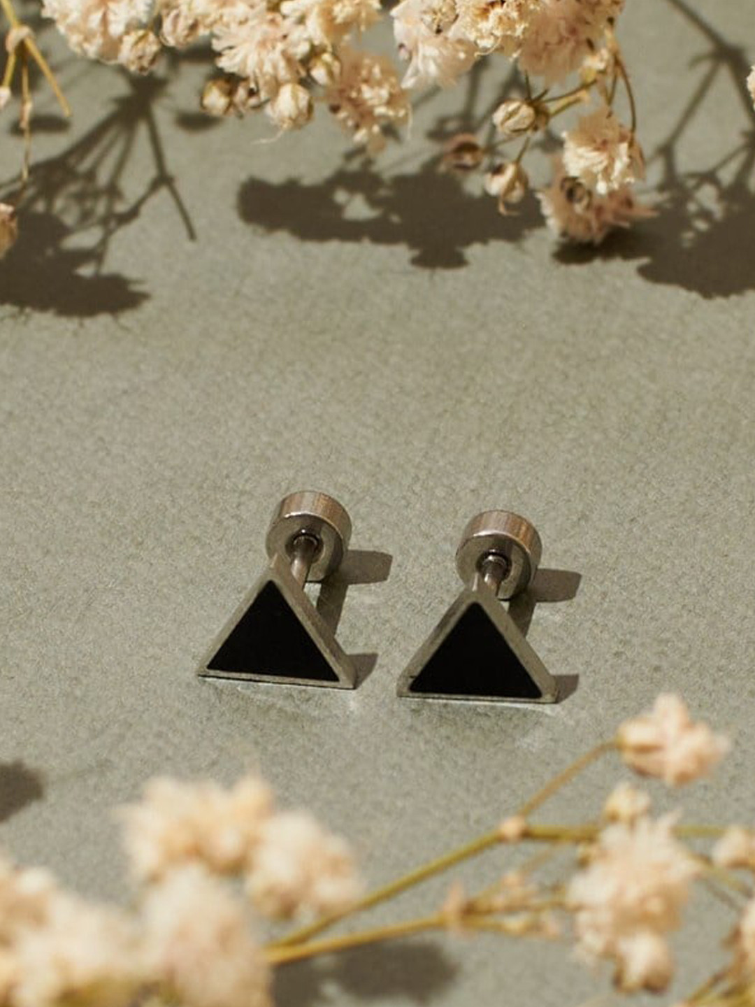SALTY Stainless Steel Studs Hoop Earrings