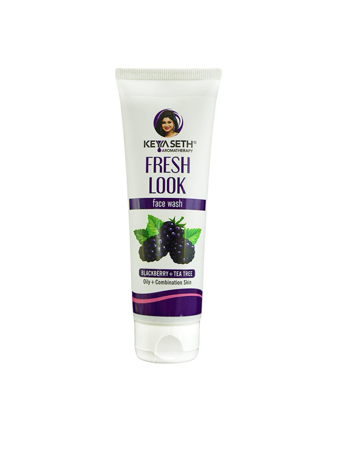 KEYA SETH AROMATHERAPY Fresh Look Blackberry & Tea Tree Face Wash - 100 ml
