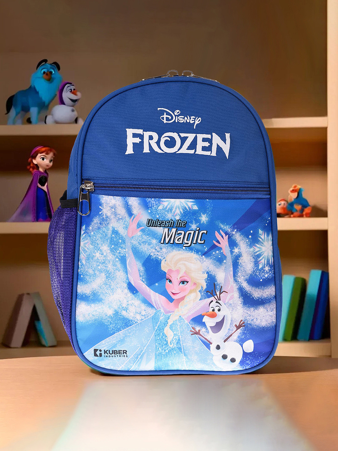 Kuber Industries Kids Unisex Disney Frozen Princess Printed Backpack