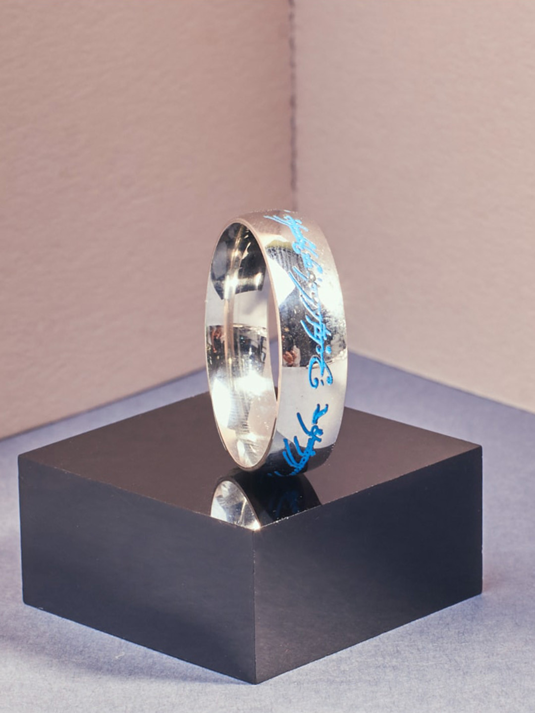 SALTY Men Stainless Steel Engraved Elegance Finger Rings