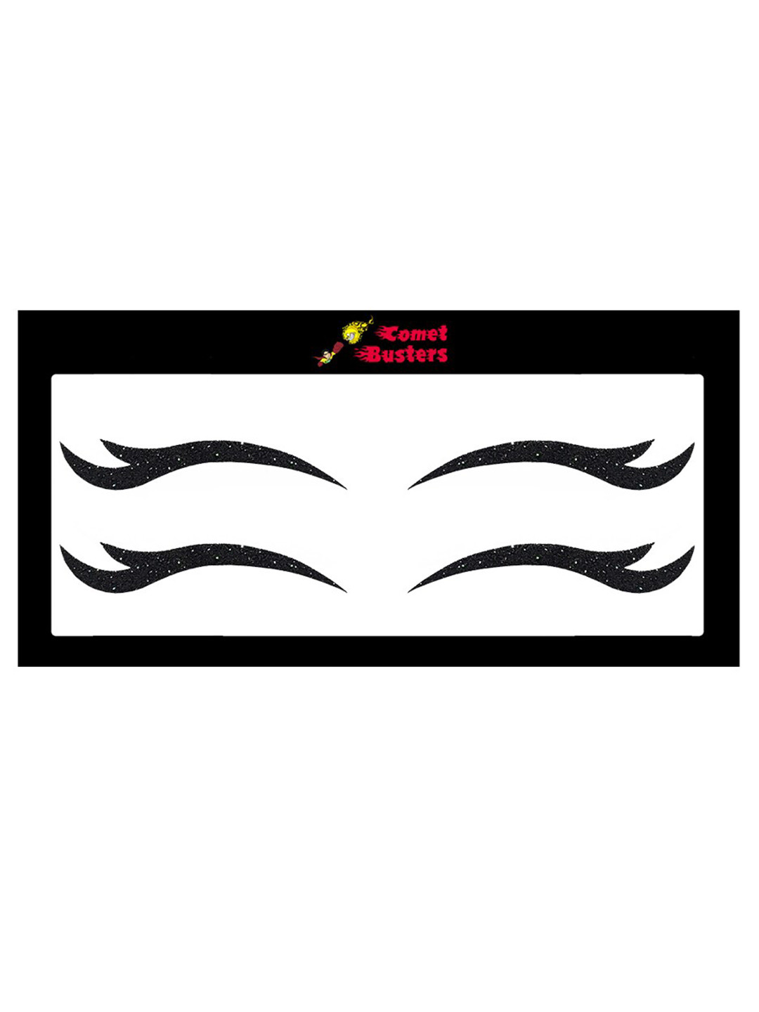 Comet Busters Set of 2 Glitter Eyeliner Stickers