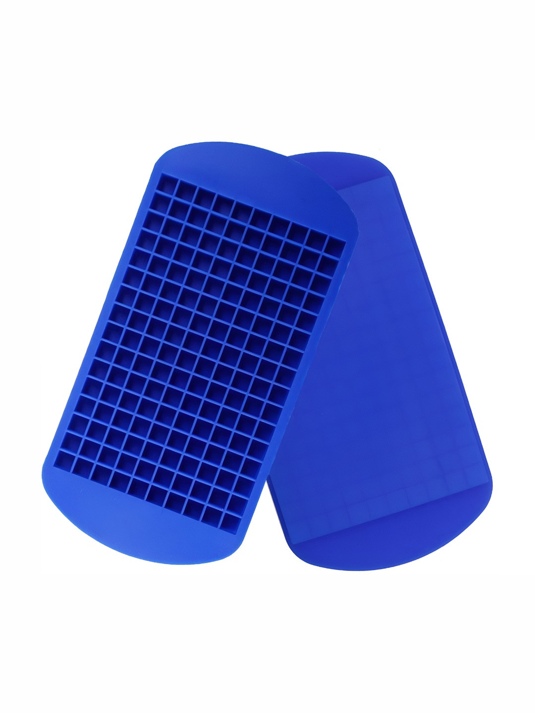 Alexvyan Blue Silicone Square Small Pop Up Ice Moulds