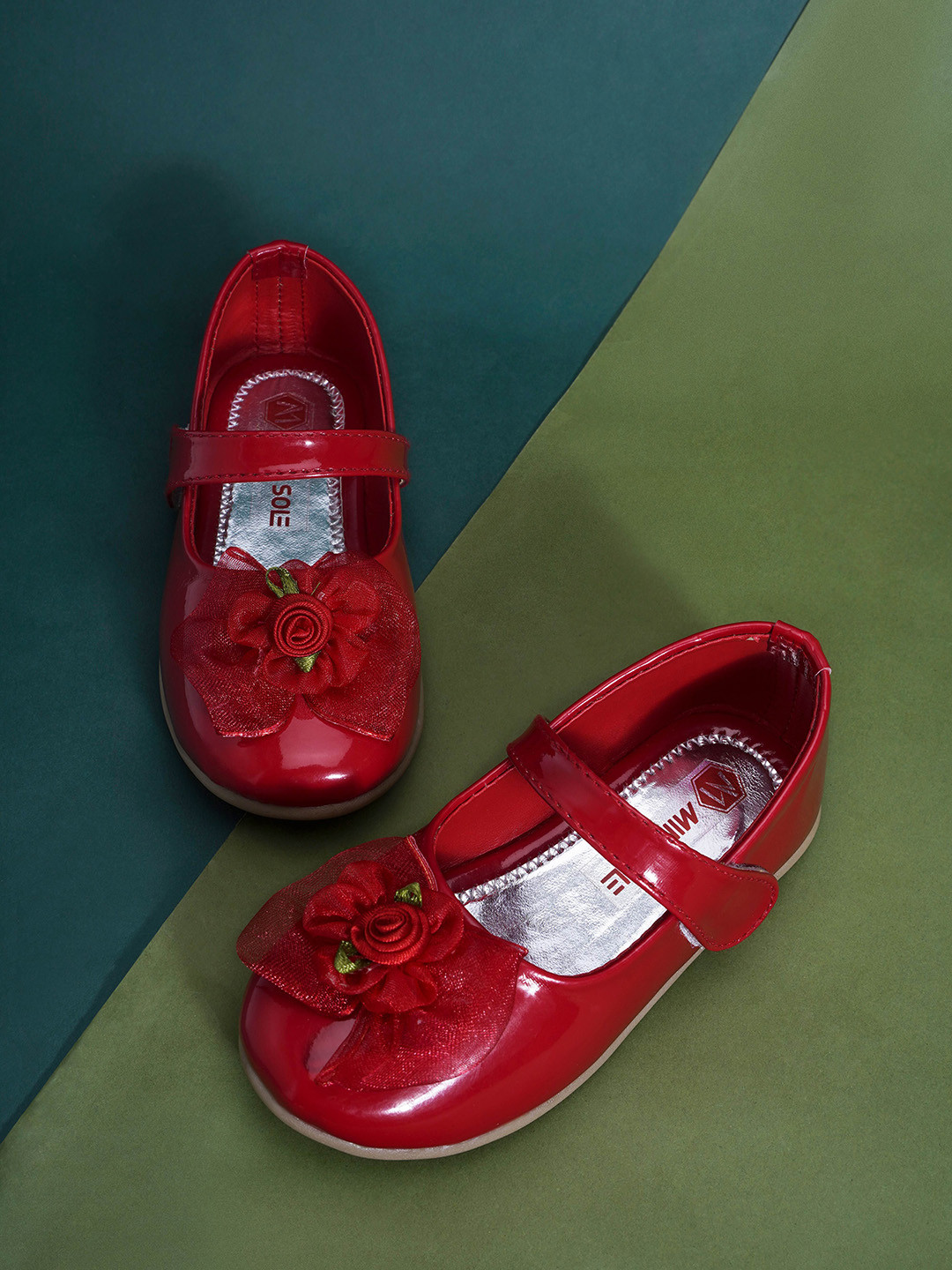 Minesole Girls Bow Detail Mary Jane