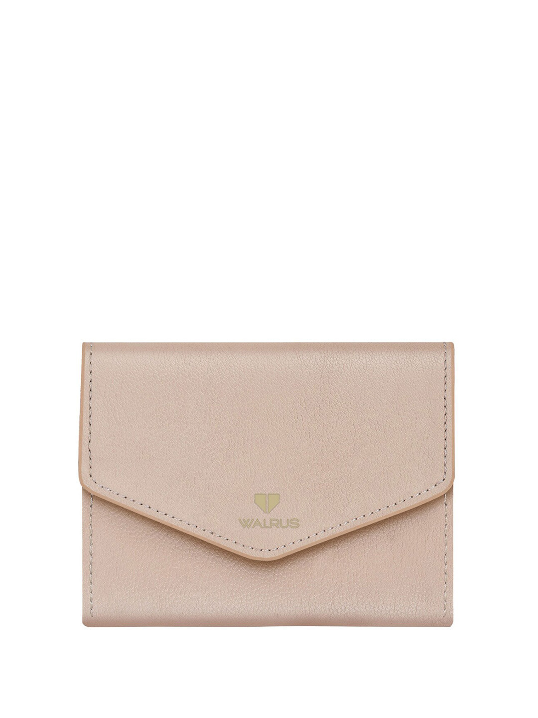 Walrus Women Vegan Leather Three Fold Wallet