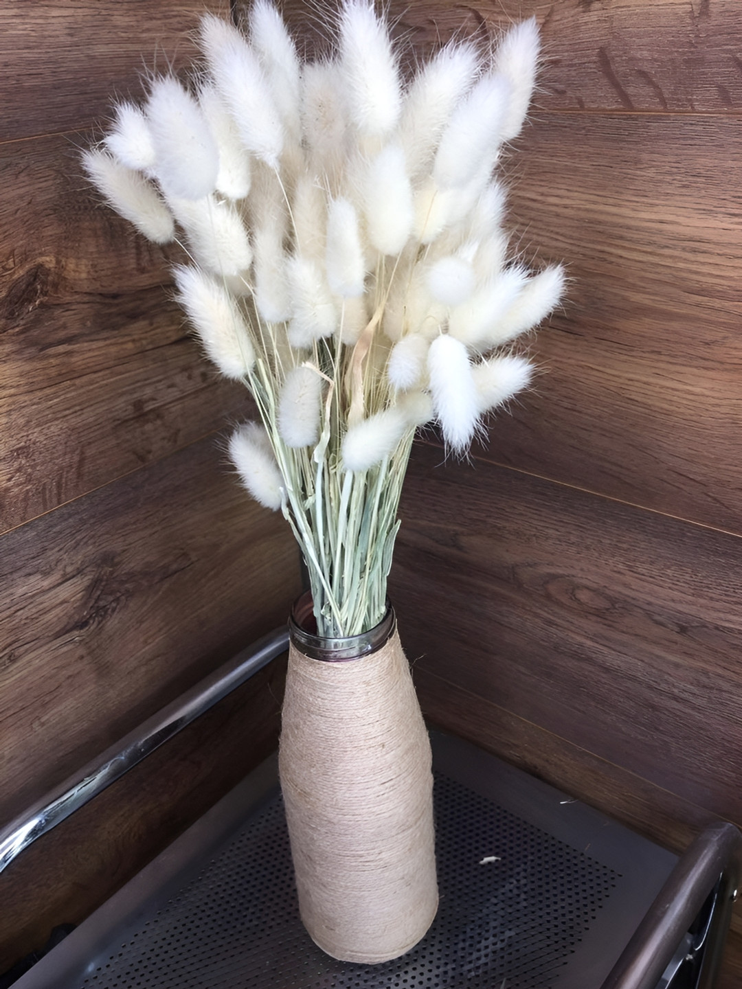 Artecasa 40 Pieces White Dried Flower Bunny Tails
