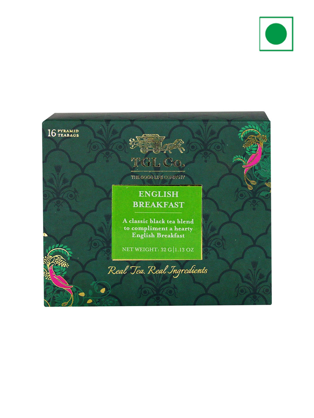 TGL Co. Pack Of 4 English Breakfast Black Tea Bags 32 G