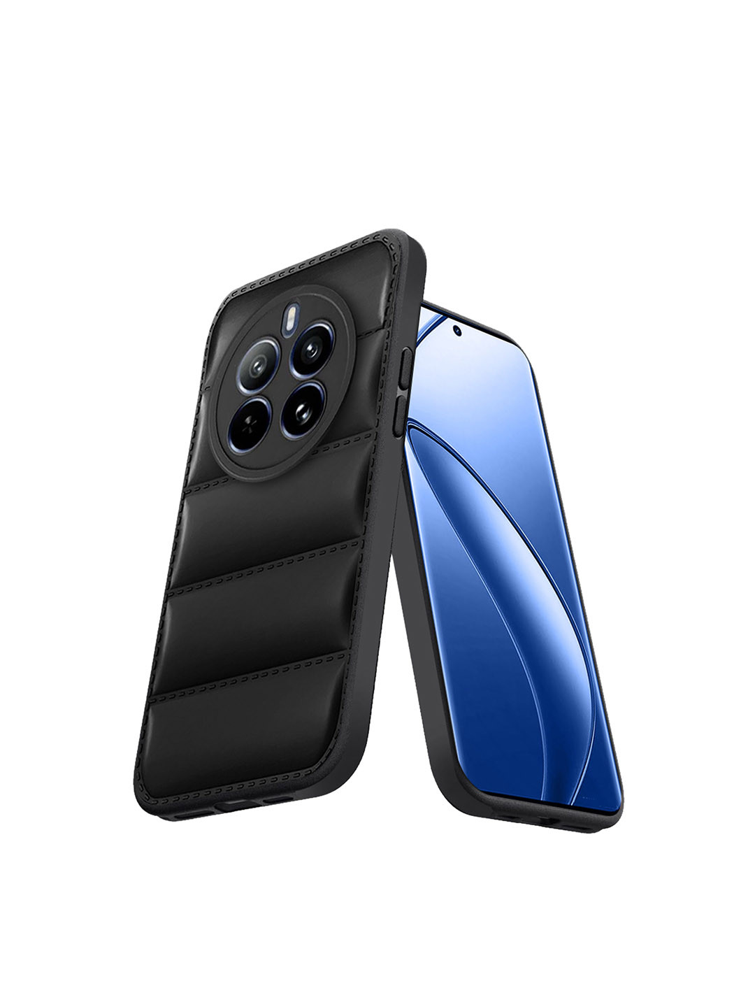 Karwan Realme 12 Pro Puffer Edition Silicone Mobile Back Case