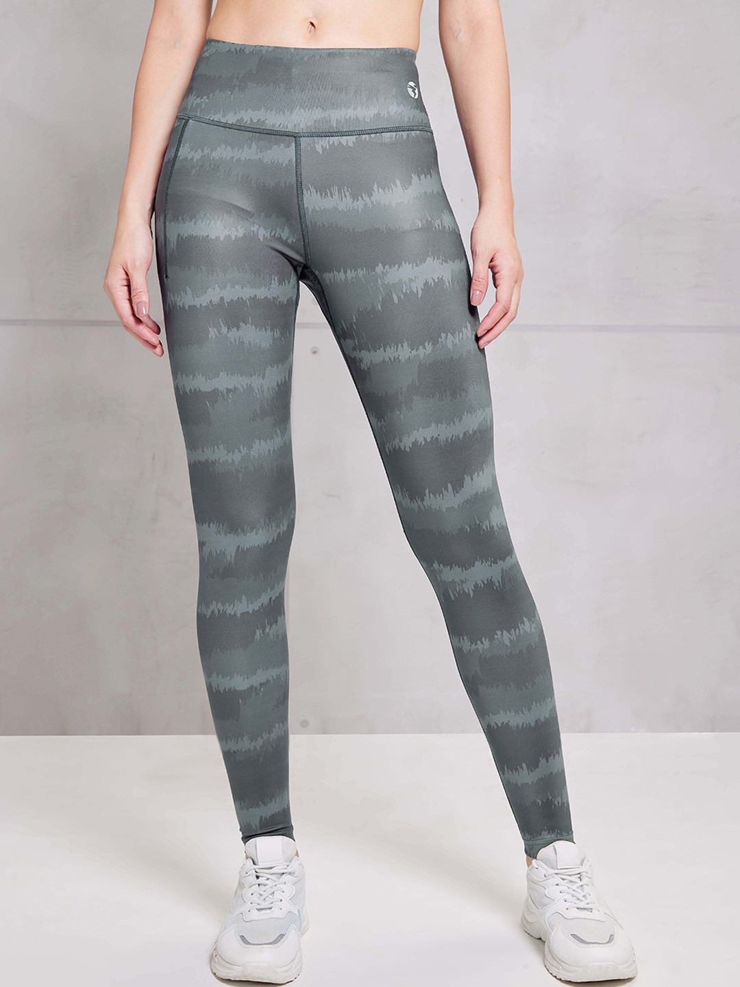 Technosport Women Printed Rapid Dry Tights