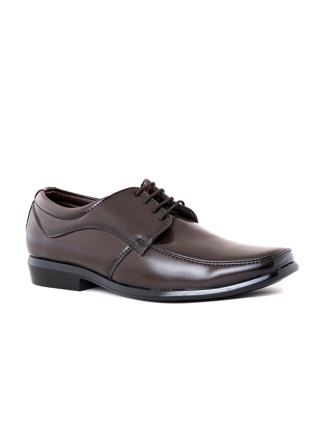 Khadims Men Square Toe Textured Formal Derbys