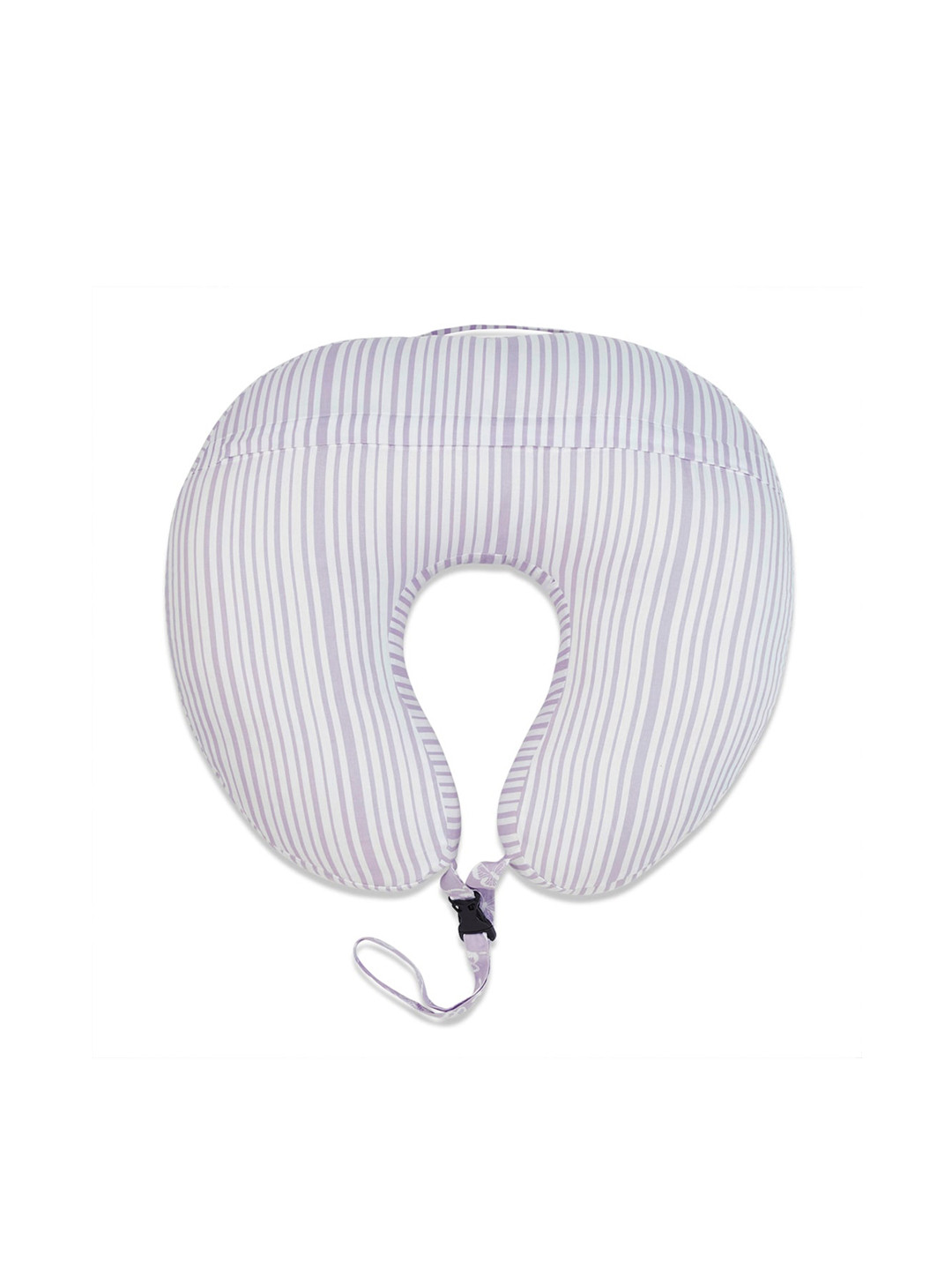 haus & kinder Kids Purple Printed Pure Cotton Breathable Feeding/Nursing Baby Pillow