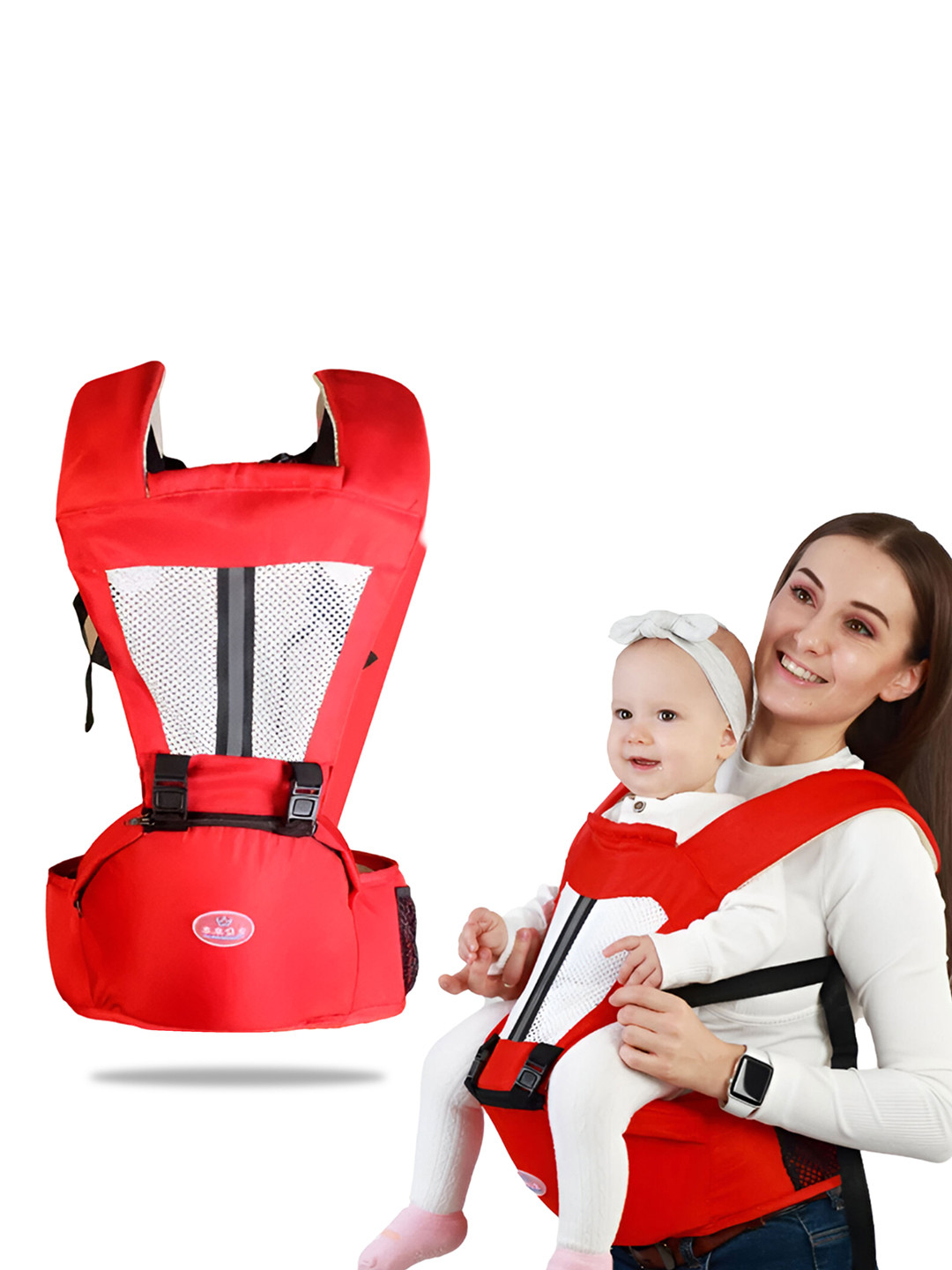 BAESD Infants Colourblocked Breathable Baby Carrier