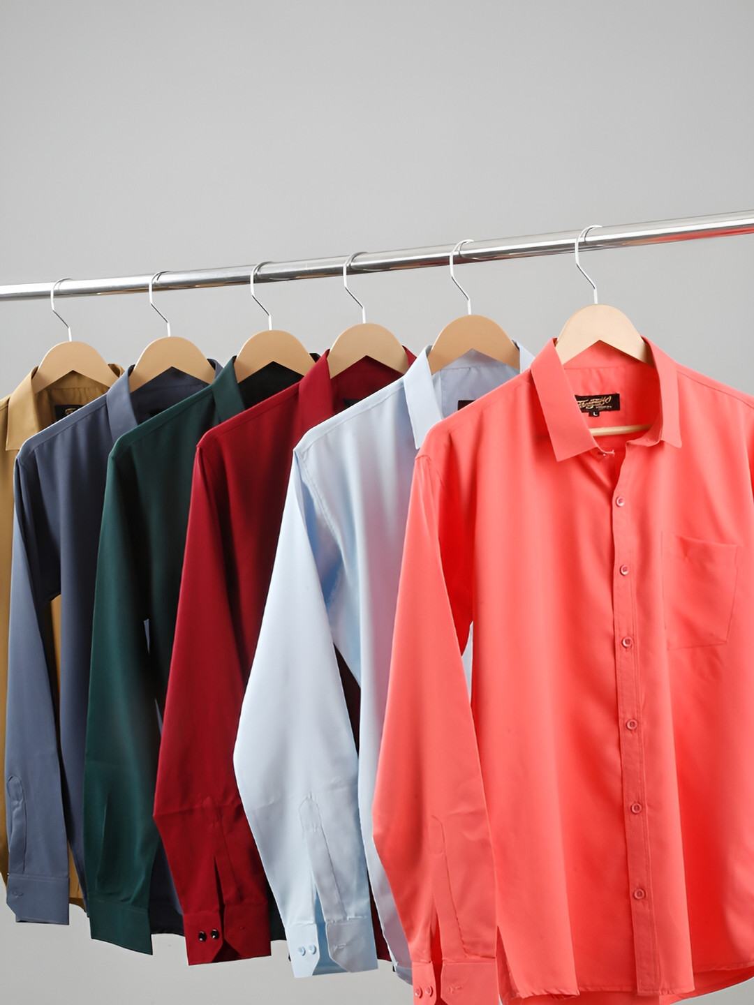Aura Brown 6Pcs Non-Slip Clothes Hangers