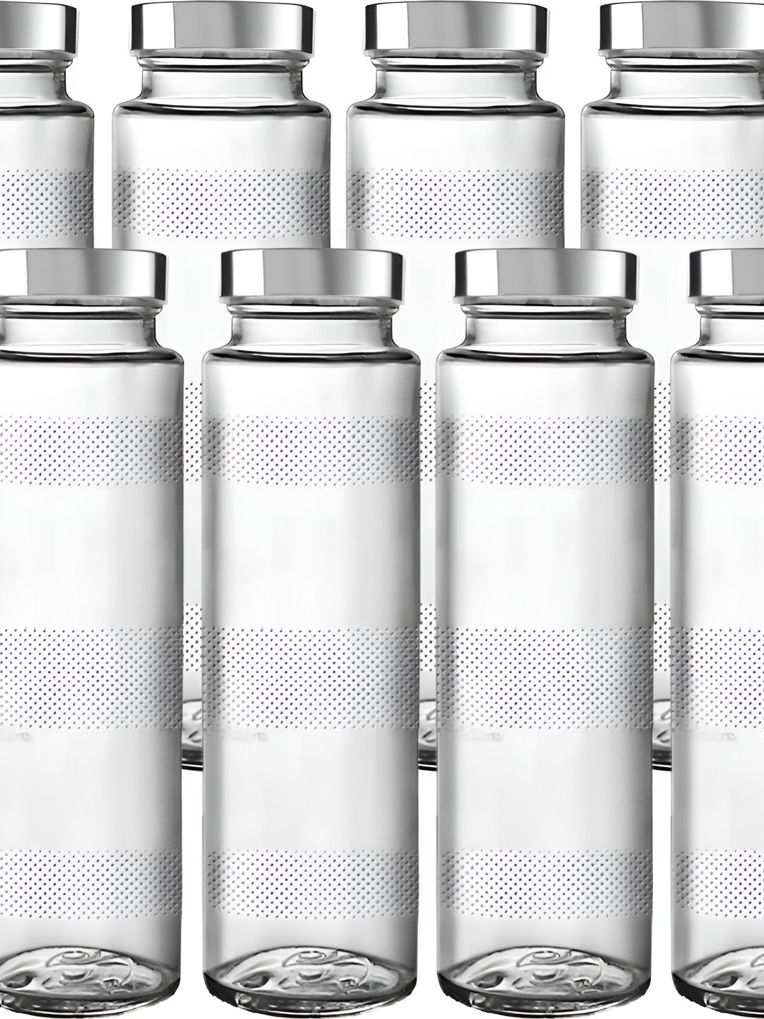tyche enterprises Piramal Transparent Solid Glass Spill Proof 6 Piece Water Bottle - 500ml