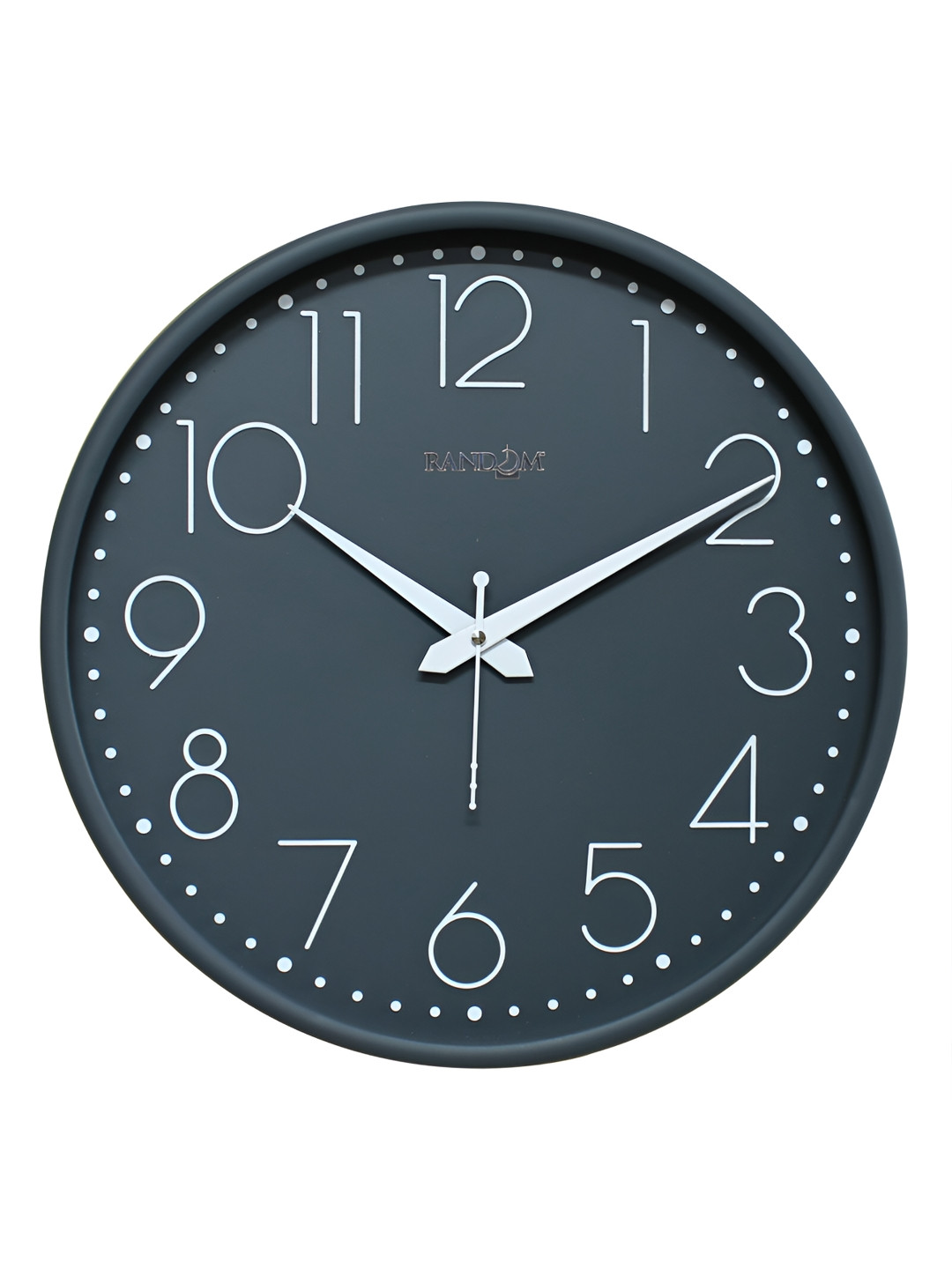 RANDOM Teal & White Analogue Contemporary Wall Clock
