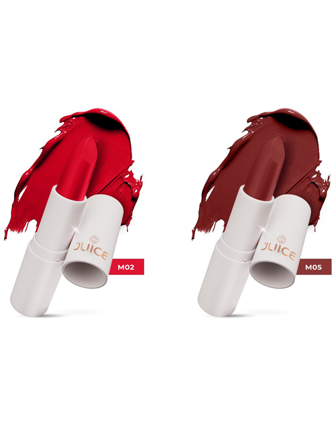 JUICE Kiss Sensation Set Of 2 Lipstick With Bio Retinol-4g Each-M02-M05