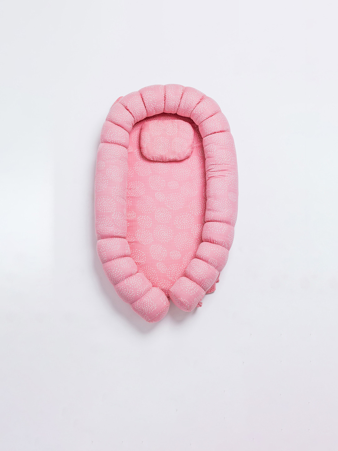 TIDY SLEEP Infants Pink Printed Baby Bed Set