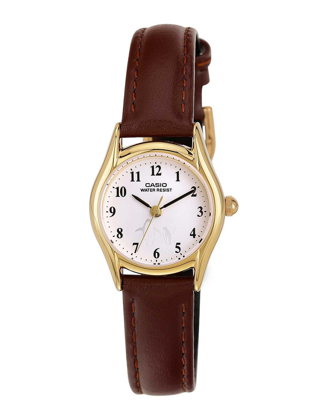 CASIO Women Dial & Leather Straps Analogue Watch A2266