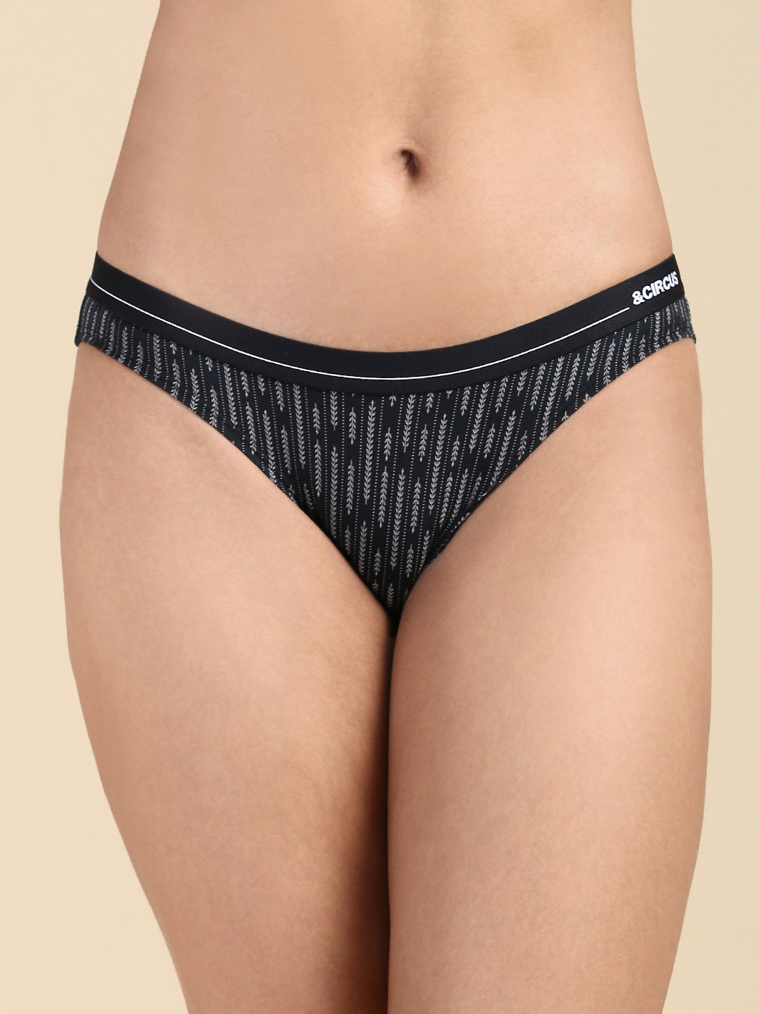 &CIRCUS Printed MicroModal Low-Rise Bikini