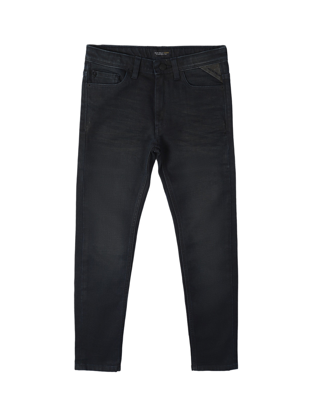 Allen Solly Junior Boys Skinny Fit Mid-Rise Dark Shade Clean Look Stretchable Jeans