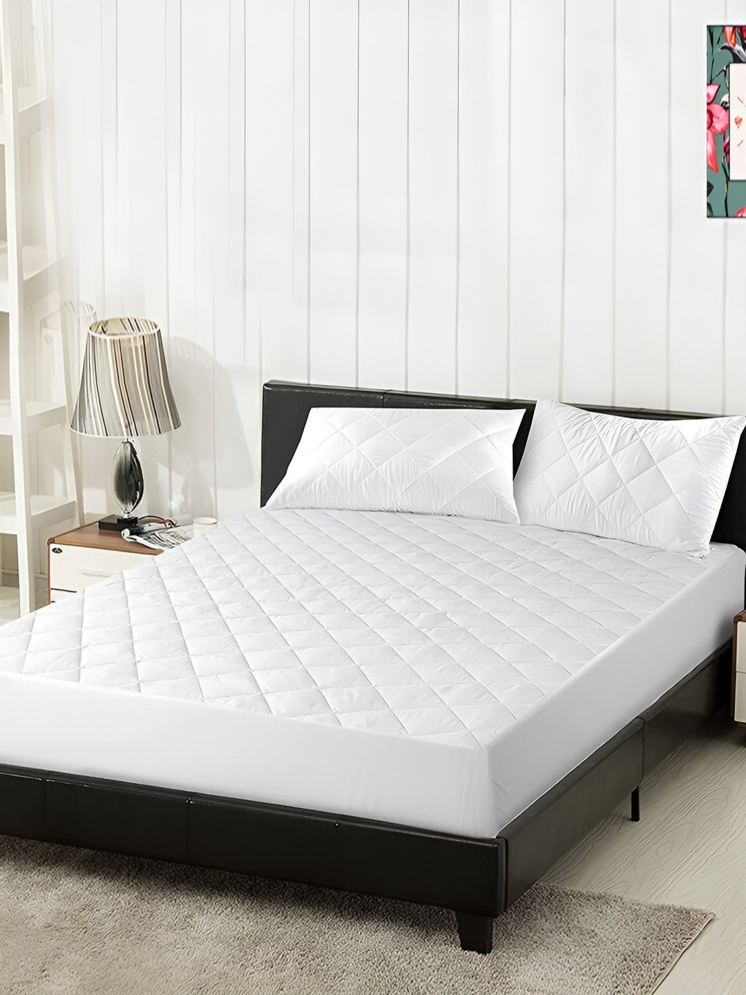 RF RELAXFEEL White Water Resistant Fitted King Mattress Protector