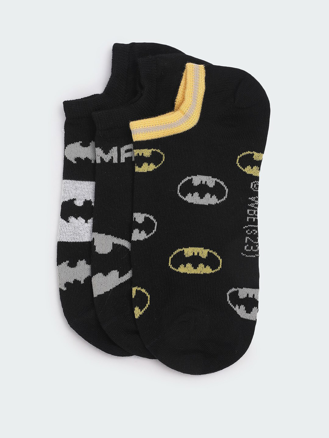 Max Pack of 3 Men Batman Printed Socks