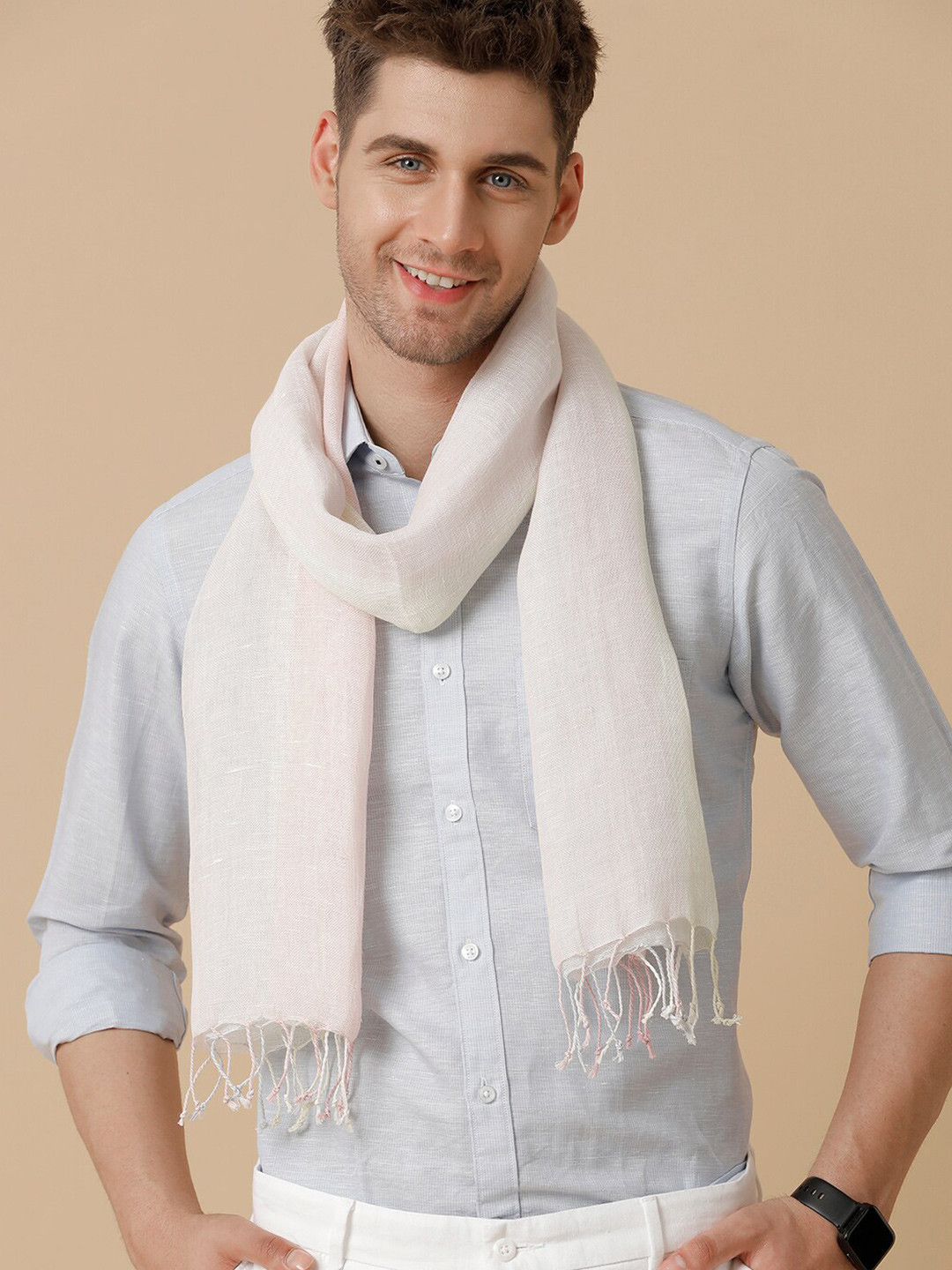 Linen Club Unisex Striped Stole
