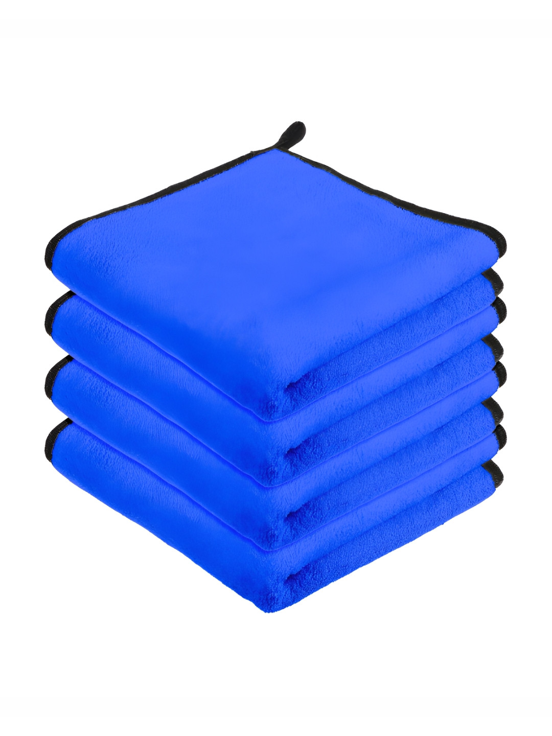 Kuber Industries 4Pcs Blue400 GSM Kitchen Cleaning Towel