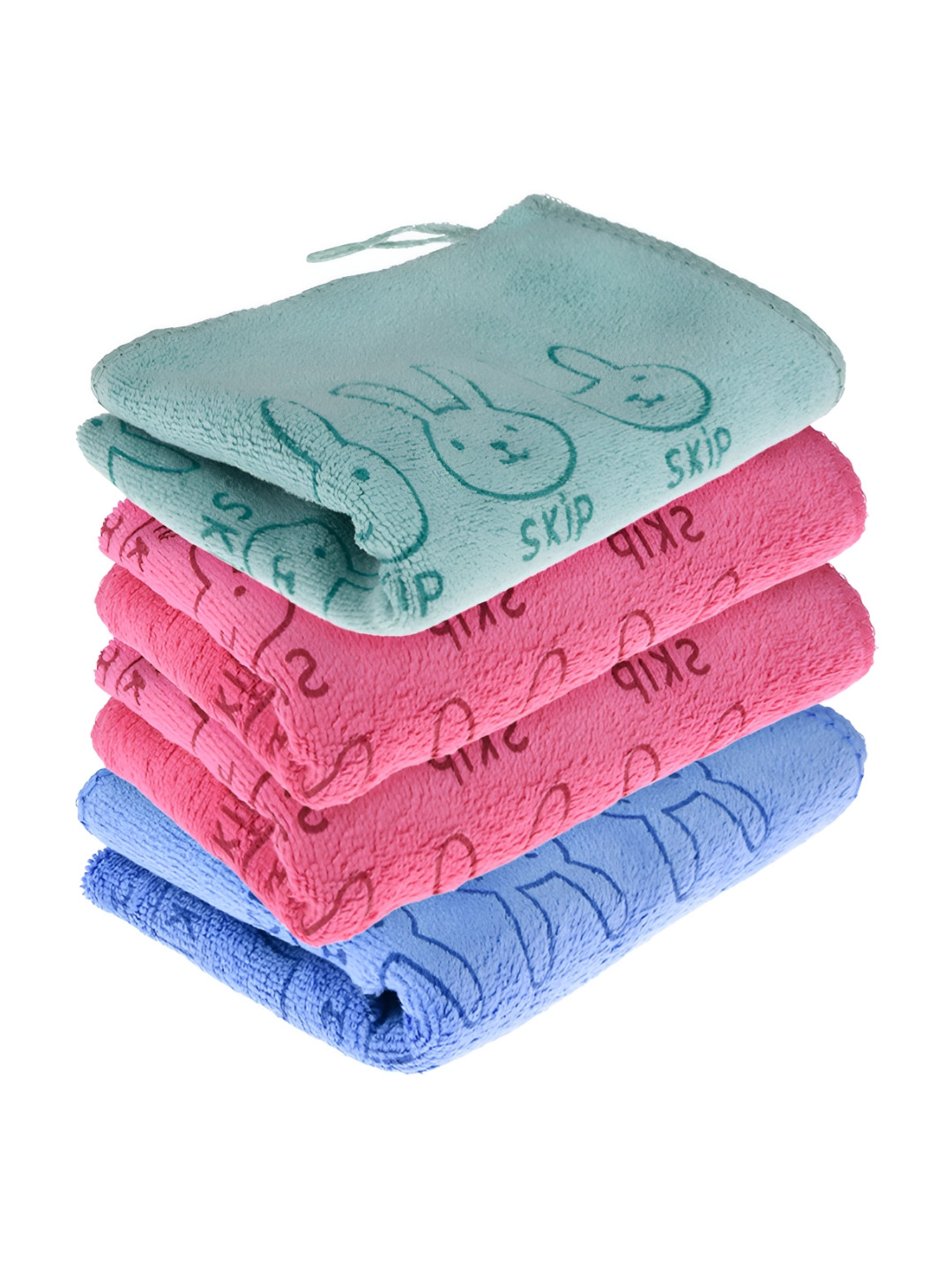 Kuber Industries 4Pcs Pink 400GSM Kitchen Towels