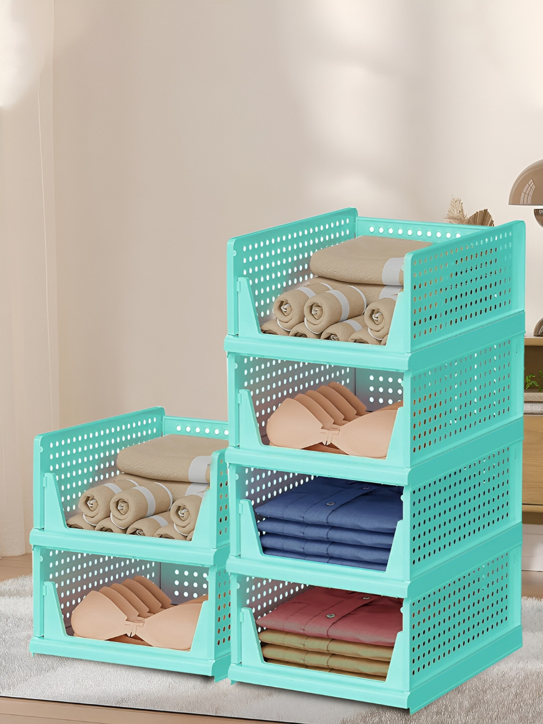 Kuber Industries Set of 6 Regular Desk Organisers