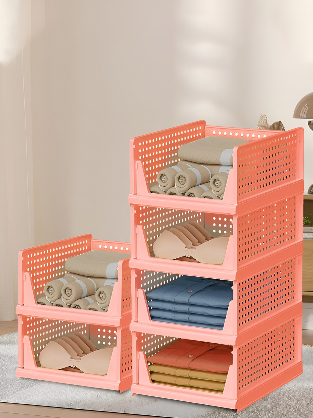 Kuber Industries Set of 6 Regular Desk Organisers