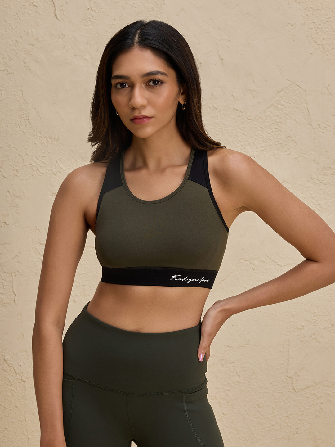 Nykd Full Coverage Breathable Cotton Sports Bra With All Day Comfort