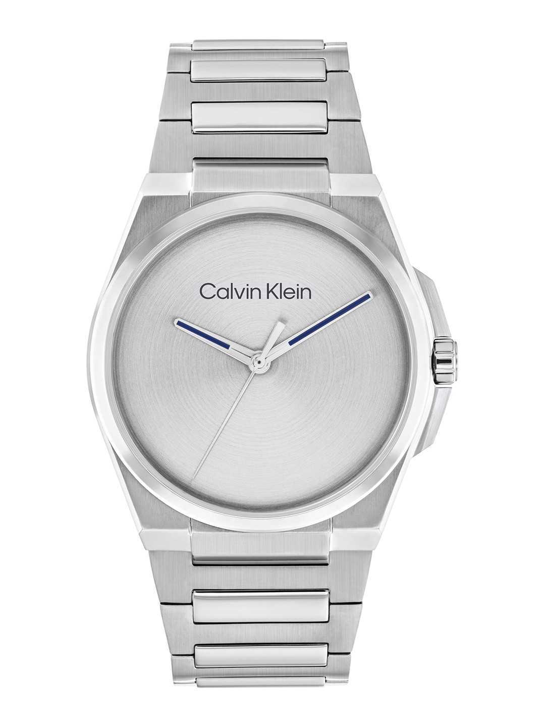 Calvin Klein Men Meta-Minimal Bracelet Style Analogue Watch 25200456-Silver