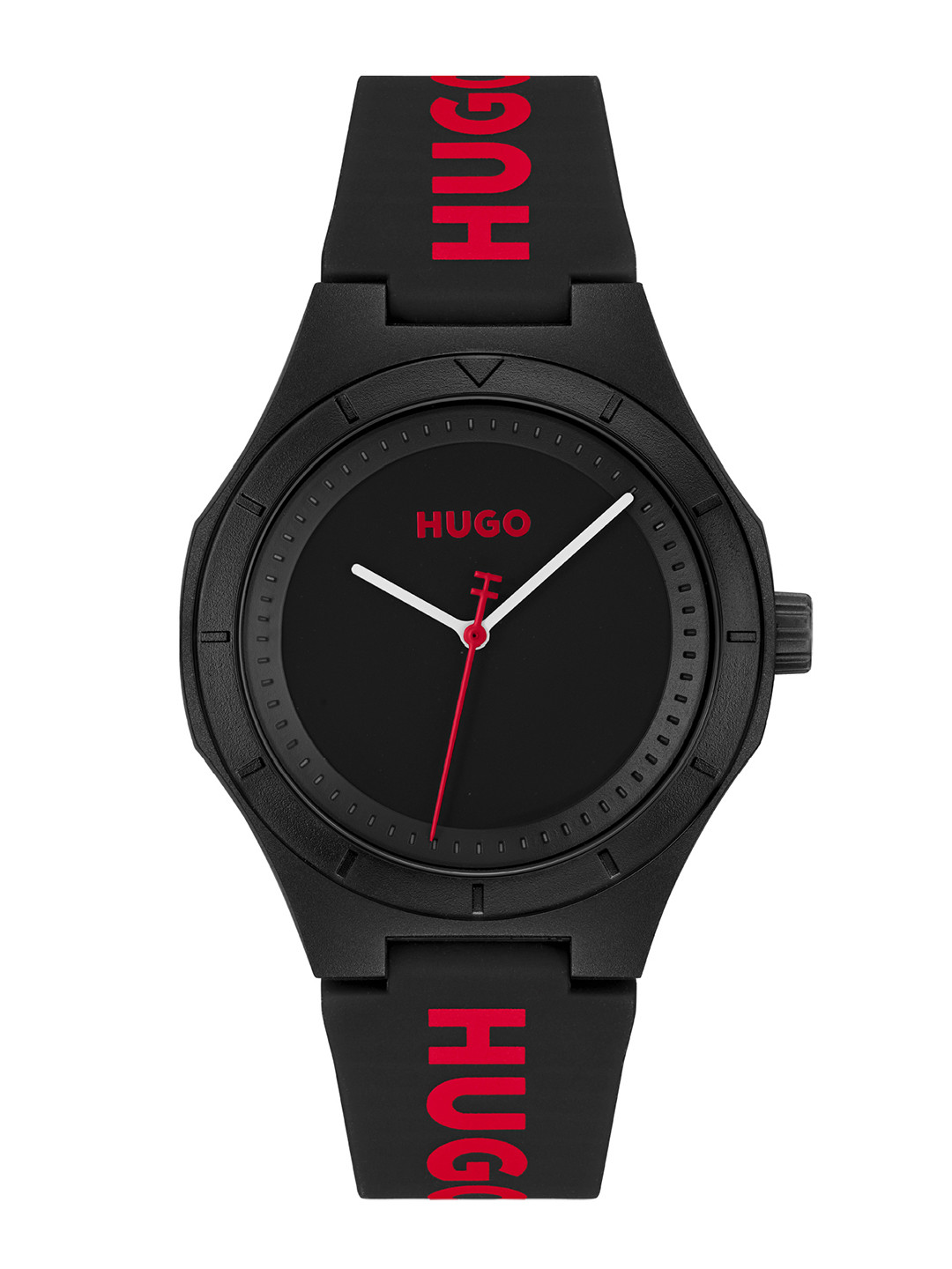 HUGO Men Lit for Him Analogue Watch 1530343-Black