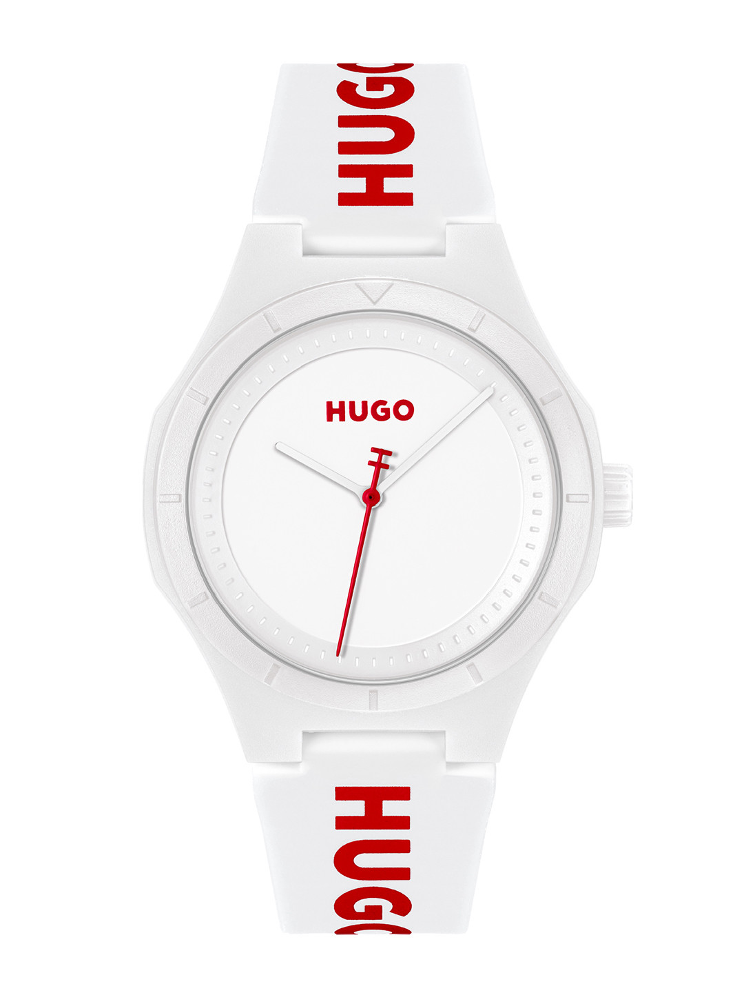 HUGO Men Lit for Him Analogue Watch 1530345-White