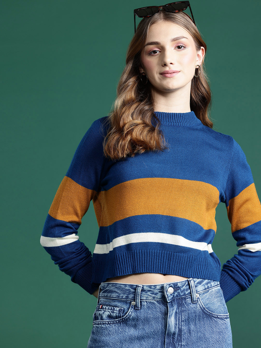 DressBerry Colorblocked Pullover